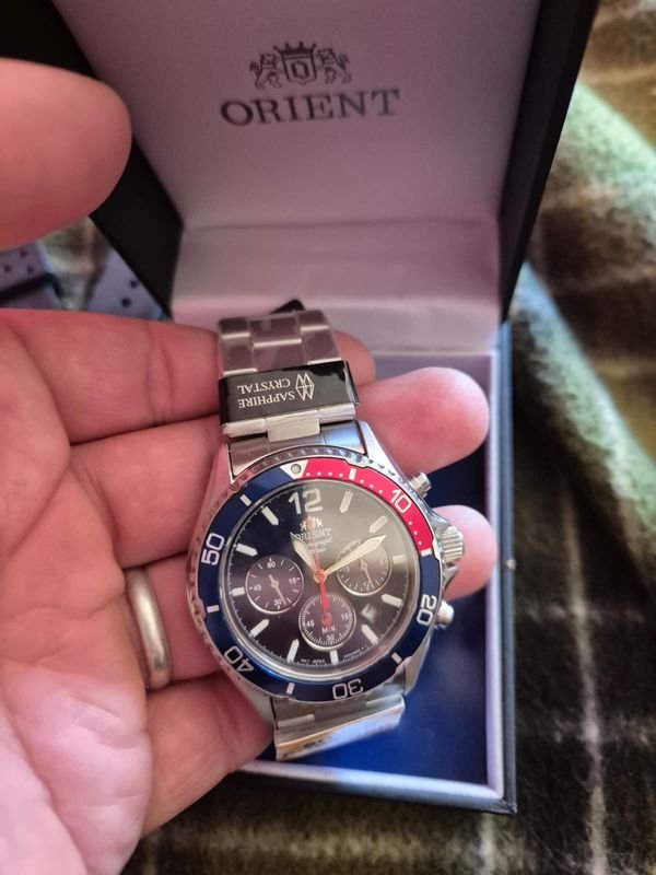 Reloj Orient Mako Solar - Cronógrafo solar con cristal de zafiro - imagen 5