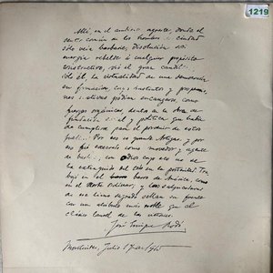 Lote siguiente: Disco de Vinilo "Cantos de la Patria Vol. 7" con José Enrique Rodó