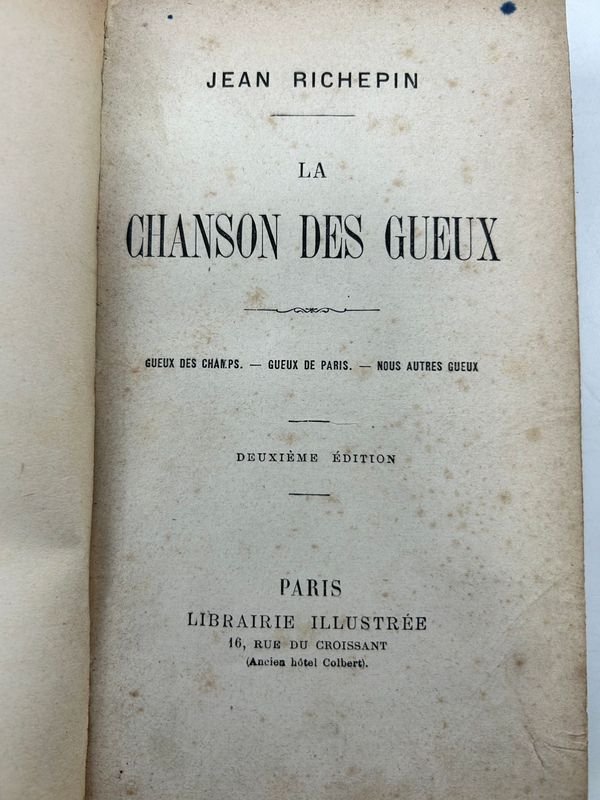 Libros franceses antiguos de Zola, Richepin y Lemoine - imagen 5