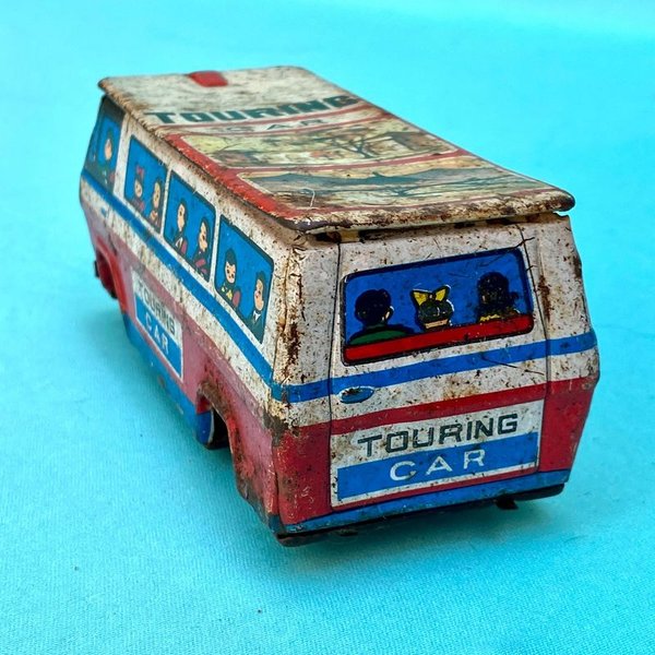 Antiguo autobús de lata litografiada para coleccionistas - imagen 4