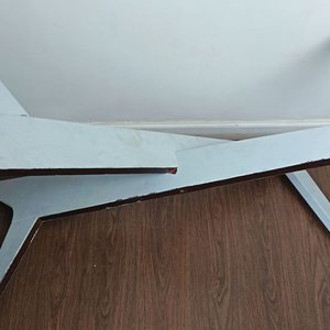 Base de mesa de comedor de diseño geométrico - Medias: 120 cm x 56,50 cm x 42 cm Alto - imagen 3