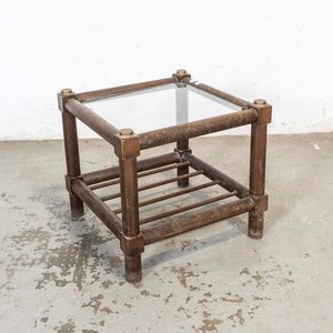 Lote anterior: Mesa Lateral de Madera con Tapa de Vidrio y Estante