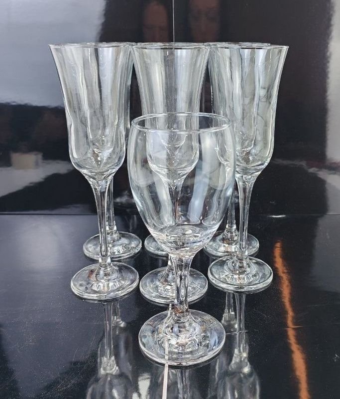 Copas de vino de cristal - imagen 1