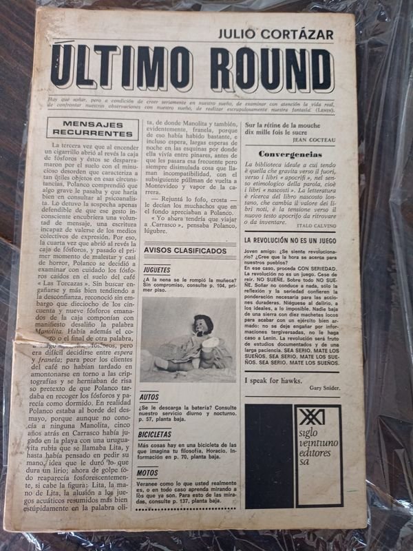 Último Round de Julio Cortázar - Revista Literaria - imagen 1