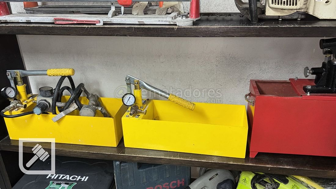 Bomba de Prueba Hidráulica Manual con Manómetros