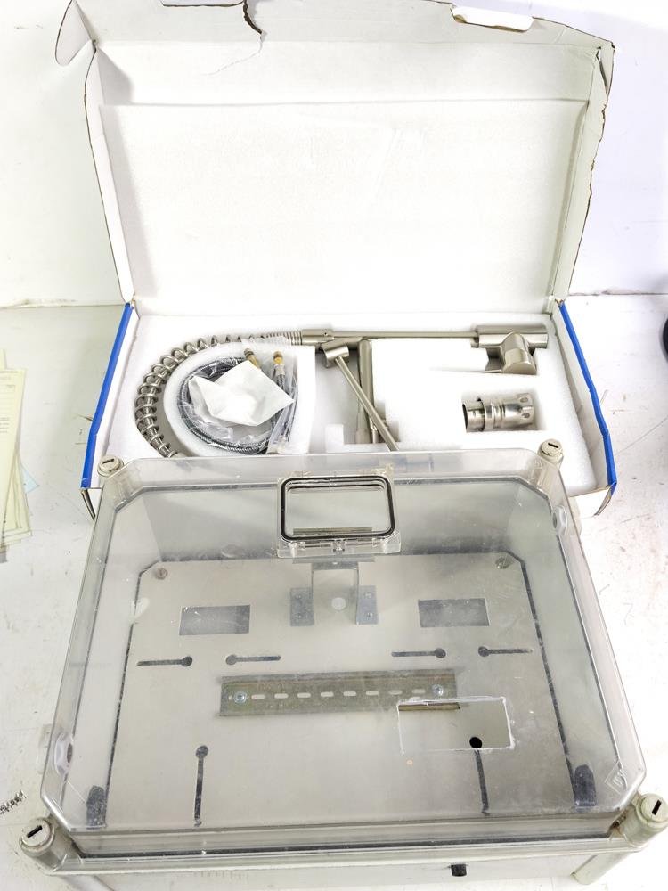 Juego de Grifería de Cocina Cromada con Ducha y Caja Eléctrica