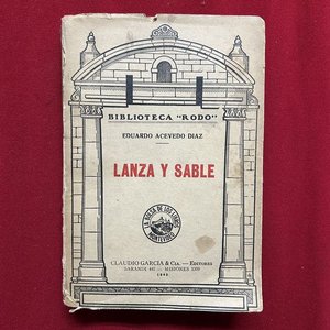 Libro "Lanza y Sable" de Eduardo Acevedo Díaz - imagen 1