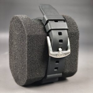 Reloj Masculino OFNS Sumergible 5ATM con Malla de Silicona Negra - imagen 3