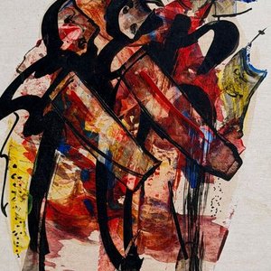 Obra de Andrés Montani: "Carnaval" Óleo sobre Fibra, 24x19 cm - imagen 3