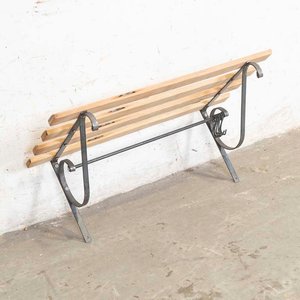 Ganchera de Hierro y Madera Rústica - 60x30x28 cm - imagen 1
