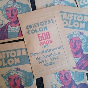 Sobres Históricos Cristóbal Colón 500 Años Descubrimiento de América - imagen 2