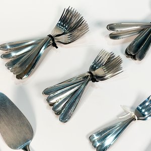 Set de 80 Cubiertos de Acero Inoxidable Hercules con Piezas de Servir - imagen 3