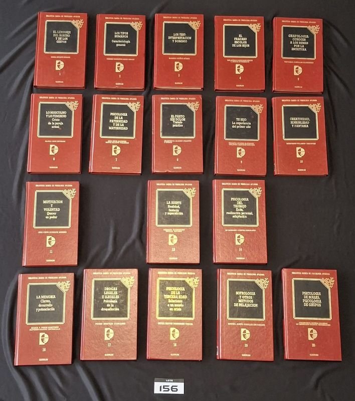Biblioteca Básica de Psicología Aplicada - Colección Completa 20 Tomos (Falta Tomo 12)