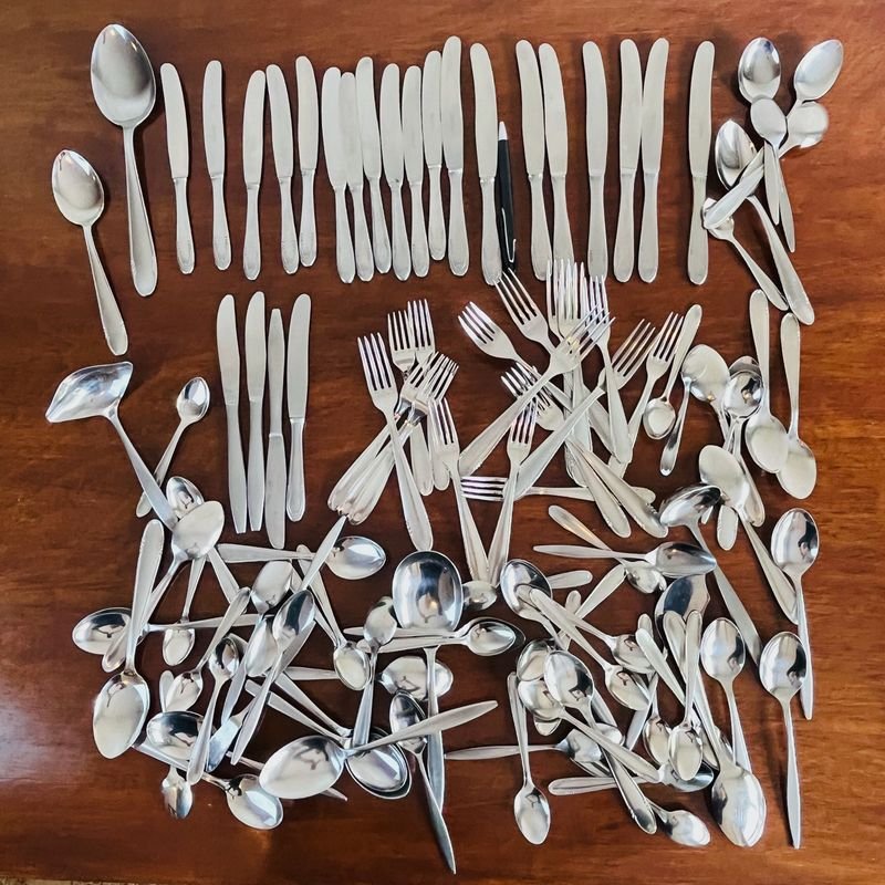 Juego de Cubiertos Acero Inoxidable Marca Hercules