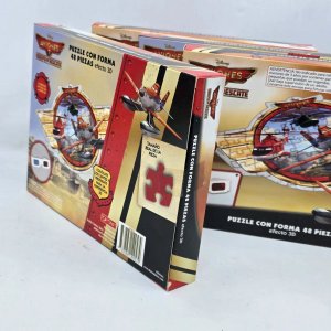 Juego de Mesa Aviones 3D Disney con 4 Puzzles de 48 Piezas - imagen 2