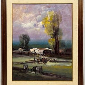 Lote siguiente: Paisaje Rural al Óleo por Mario González Sosa - 68 x 53 cm