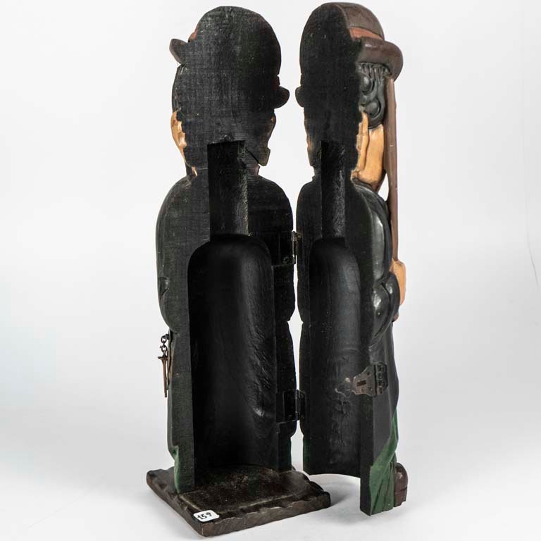 Figurita de madera tallada de Charles Chaplin - imagen 2