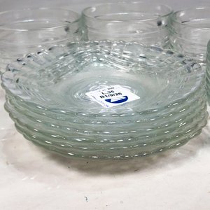 Juego de 6 Tazas y 6 Platos de Vidrio Hialino - imagen 4