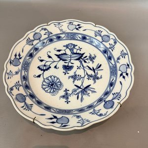 Plato de Porcelana Meissen "Cebolla Azul" (Zwiebelmuster) - imagen 1