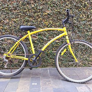 Bicicleta de Montaña Caloi Aspen Dolphin G.S. Rodado 26 Amarilla Años 90 - imagen 8
