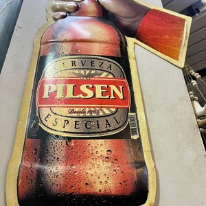 Cartel Publicitario Vintage Cerveza Pilsen Especial - Plástico Termoformado - imagen 3