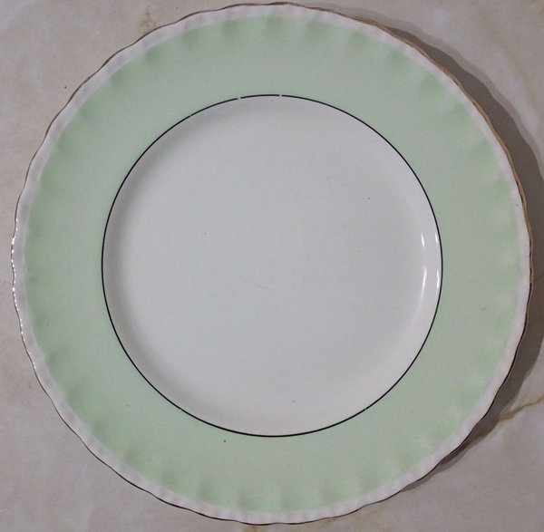 Plato de Loza Inglesa W.H. Grindley Creampetal - Década de 1930