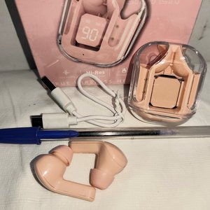 Auriculares Inalámbricos Ultra Pods Max Rosados con Bluetooth y Pantalla LED - imagen 3