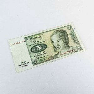 Billete de 5 Marcos Alemanes de 1960 - imagen 1
