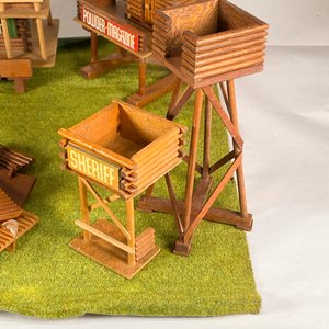 Maqueta "Pueblo del Viejo Oeste" a Escala de Madera - imagen 2