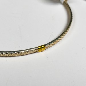 Pulsera Esclava de Plata y Oro - imagen 3