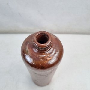 Botella Antigua de Gres Esmaltado Erven Lucas Bols Amsterdam 1 Litro - imagen 3