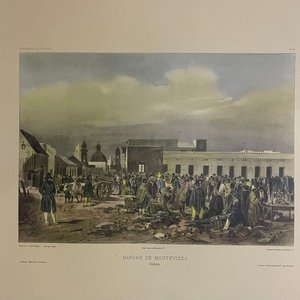 Lote anterior: Lámina Antigua "Marché de Montevideo" - Uruguay - Voyage de La Bonite