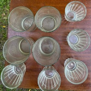 Lote de 9 Vasos de Vidrio y Cristal - imagen 2