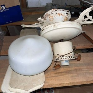 Ventilador de Techo Blanco con Lámpara - imagen 2