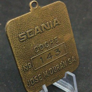 Placa Conmemorativa CUTCISA Scania Coche 143 José M. Durán S.A. - imagen 3