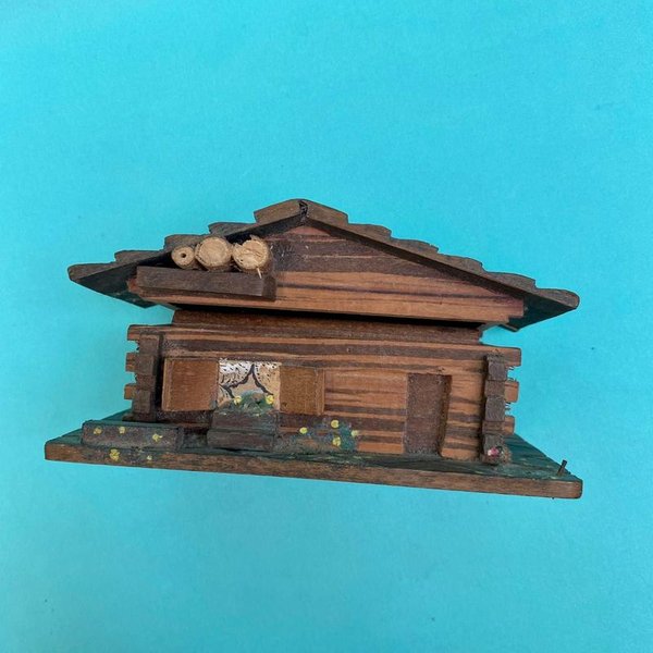 Antigua caja musical de madera suiza Thorens - imagen 4