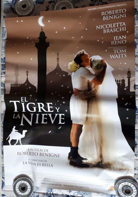 Poster Original "El Tigre y la Nieve" (2005) - Roberto Benigni - 72x106 cm