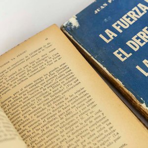 2 Libros: La Fuerza es el Derecho de las Bestias (Juan Perón) y A Dónde Va Perón? (Raúl Damonte Taborda) - imagen 2