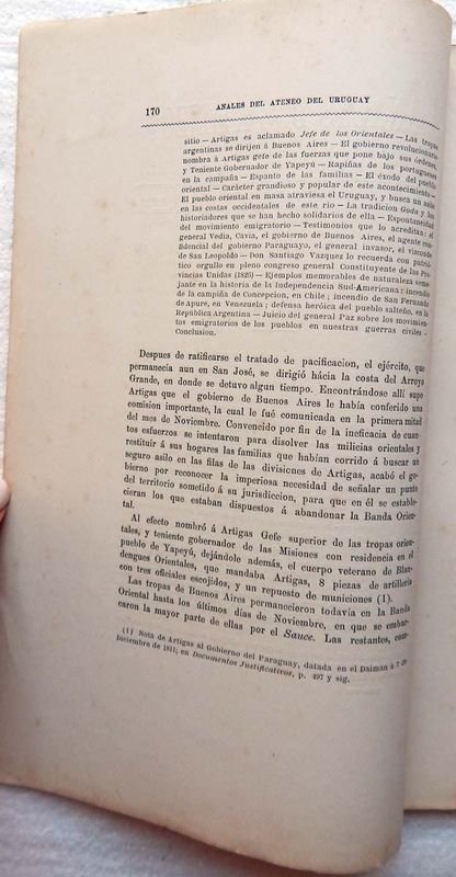 Revista Anales Del Ateneo Del Uruguay, Año IV - Tomo VIII - Marzo, 5 de 1885 - imagen 3