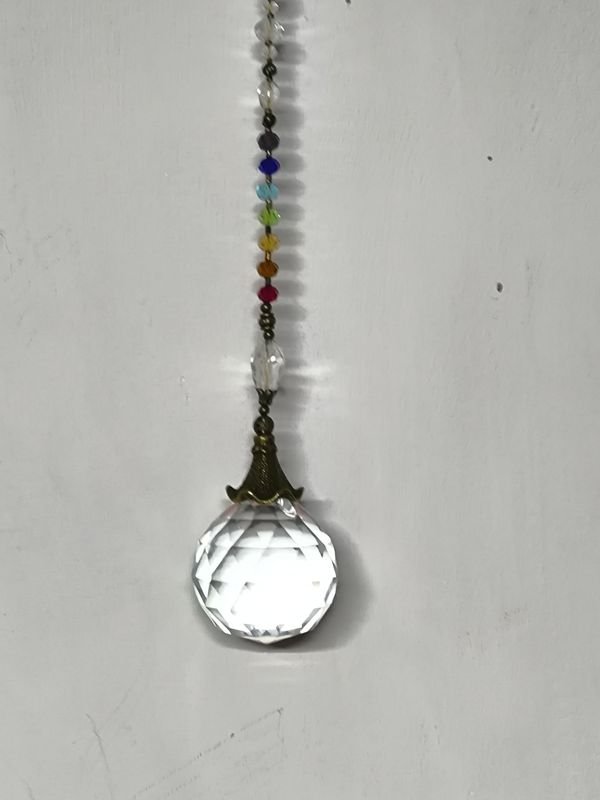 Armonizador de energía cristal y bronce para el hogar - imagen 3
