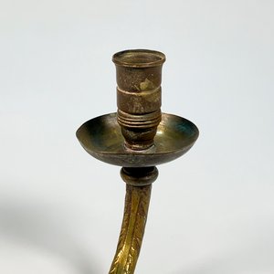 Aplique de Bronce con Rostro de Dama y Dos Luces - imagen 3