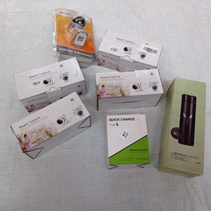 Siete piezas,lapara camara,botella,video camara,ver fotos - imagen 1