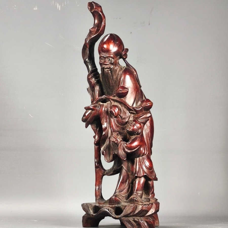 Figuras de madera tallada con estilo antiguo - imagen 9