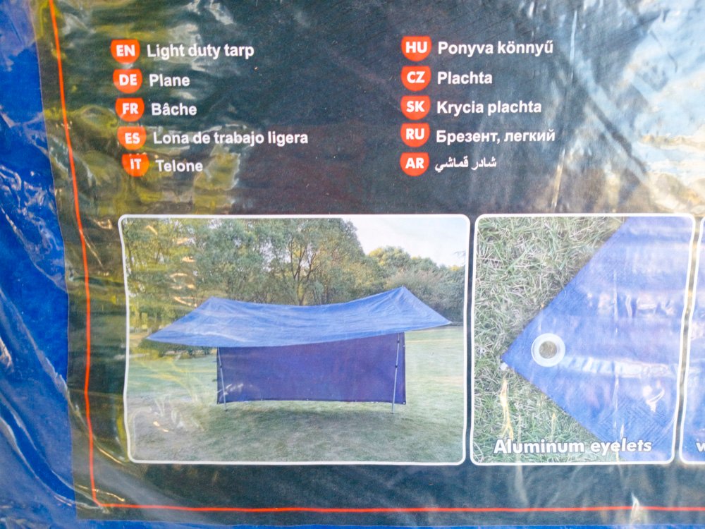 Tarpas azules de 3x4m - imagen 3