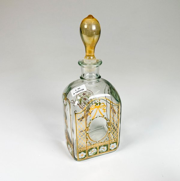 Lote anterior: Botella de vidrio decorada con flores
