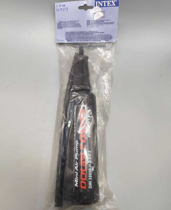 Inflador Manual Intex Double Quick Mini Air Pump 29 cm - imagen 1