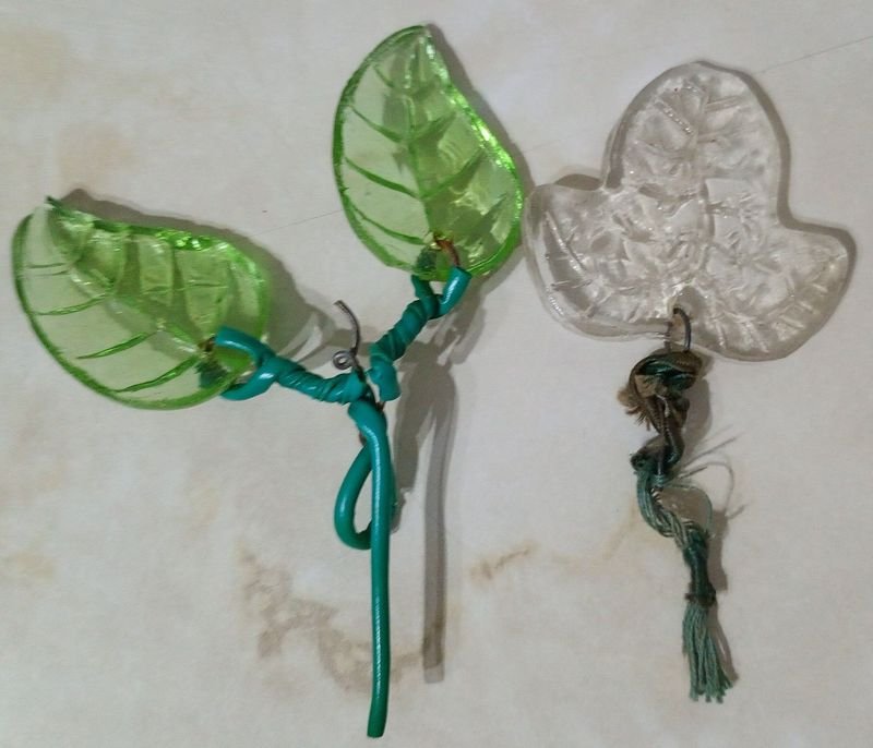 Lote de 3 Caireles Decorativos Antiguos para Lámparas de Techo
