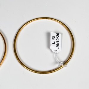 Par de Esclavas Doradas Enchapadas - imagen 3