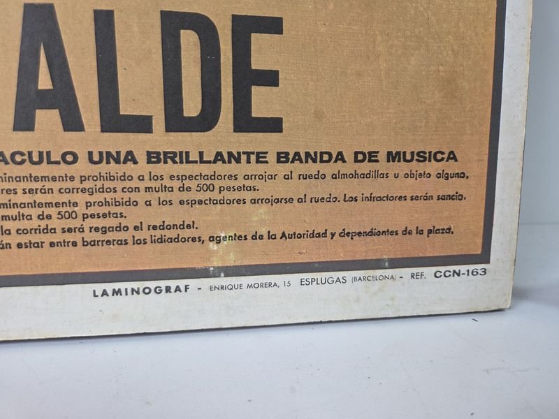Póster de toros español con propaganda - imagen 6