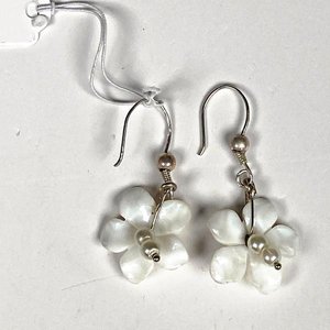 Lote anterior: Par de Caravanas Flor con Perlas de Río y Ganchos de Plata